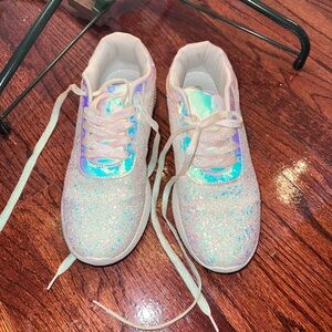 Iridescent Glitter Women's Sneakers